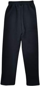 img 2 attached to 👖 Winter Elastic Sweatpants 0339 Black02 - Boys' Clothing by AMEBELLE