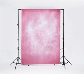 img 2 attached to Captivating Kate 5x7ft Peachy Pink Vintage Backdrop: Perfect for Portrait Photography!