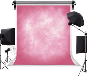 img 4 attached to Captivating Kate 5x7ft Peachy Pink Vintage Backdrop: Perfect for Portrait Photography!