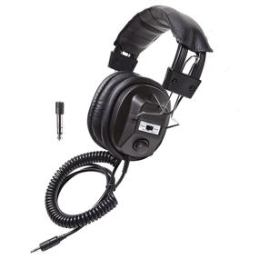 img 1 attached to 🎧 Черные стереонаушники Califone 3068AV с возможностью моно звучания и разъемом 3,5 мм