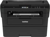 🖨️ brother compact monochrome laser printer hll2395dw: flatbed copy & scan, wireless printing, nfc, cloud-based printing & scanning - black logo