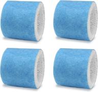 🔵 4-pack of upgraded blue mesh treated layer humidifier wicking filters - honeywell hac-504 hac-504aw hcm350 hcm-315 hev312 hev355 hcm-710 series replacement логотип