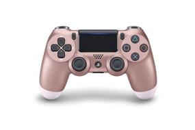 img 4 attached to 🎮 DualShock 4 Wireless Controller for PlayStation 4 - Rose Gold: Game with Style!