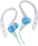 🎧 jvc haecx20a blue sports clip inner ear headphones: optimal audio companion for active lifestyles logo