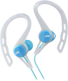 img 4 attached to 🎧 JVC HAECX20A Голубые спортивные наушники с вкладышами: оптимальный звуковой спутник для активного образа жизни