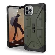 uag iphone 11 pro max case 📱 pathfinder - military-grade protection, olive drab, 6.5-inch screen logo