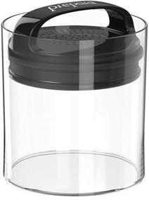 img 4 attached to 🔒 Prepara Evak Fresh Saver: Airless Canister with Black Handle and 1.1 Quart Capacity for Optimal Food Preservation