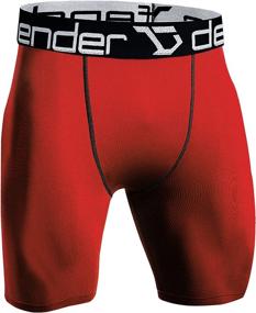 img 4 attached to Defender Compression Shorts Underlayer BSNVWH_2XL Sports & Fitness