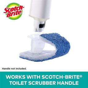 img 2 attached to 🚽 Scotch-Brite Disposable Toilet Scrubber Refills - Under the Rim Cleaning, 40 Pack