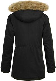 img 2 attached to CHERFLY Womens Winter Hooded X Large Women's Clothing for Coats, Jackets & Vests