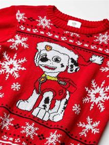 img 1 attached to 👕 X-Large Boys' Nickelodeon Christmas Sweater featuring Marshall - Clothing
