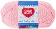 пряжа soft baby steps, цвет baby pink: нежное прикосновение для малышей логотип