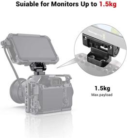 img 1 attached to Кронштейн для монитора SMALLRIG 1842: Надежное и гибкое крепление на трение до 180° для видеомониторов