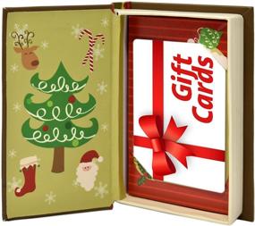 img 1 attached to 🎁 Раскрывая 9 изящных праздничных дизайнов: книжка для хранения открыток на Рождество с магнитным замком.