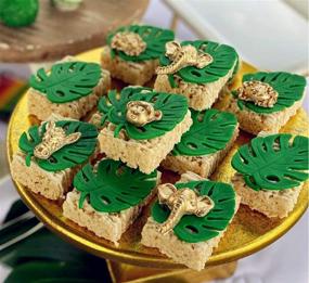 img 3 attached to 🦁 JeVenis 2 PCS Jungle Safari Animal Cake Mold and Cupcake Decoration Set - Enhance Your Desserts with Adorable Jungle Safari Animal Designs
