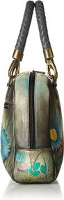 img 2 attached to Anna Anuschka Painted Zip Arround Dragonflies Women's Handbags & Wallets