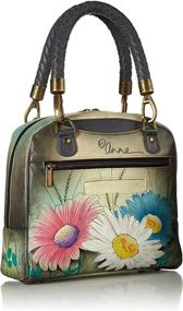 img 3 attached to Anna Anuschka Painted Zip Arround Dragonflies Women's Handbags & Wallets