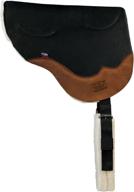 🐎 weaver leather stacy westfall gel ultrasuede bareback pad in black - size 21 x 35: comfortable and durable riding accessory logo