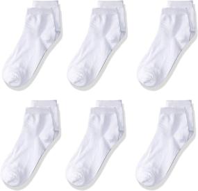 img 1 attached to 🧦 6-Pack Sport Low Cut Socks for Girls by Trimfit (Comfortoe)