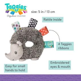 img 3 attached to 🦔 Adorable Taggies Heather Hedgehog Baby Rattle - Perfect for Soothing and Entertaining!