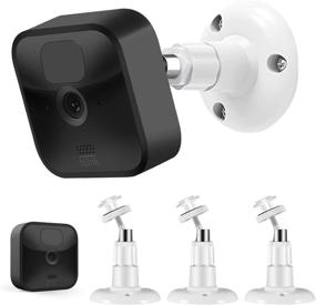 img 4 attached to 📸 Sonomo Blink Outdoor Camera Mount (3PCS), 360° Adjustable Wall Mount Bracket - Compatible with Blink Outdoor Camera & Blink Indoor Security System Accessories (White)