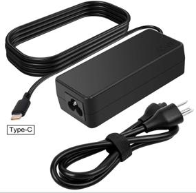 img 3 attached to 🔌 Powerful 65W USB C AC Charger for Thinkpad E580 E585 E590 E590S E595 T470 T470S T480 T480S T490 T490S T495 T495S: High-Performance Type C Laptop Power Supply Adapter Cord