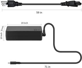 img 1 attached to 🔌 Powerful 65W USB C AC Charger for Thinkpad E580 E585 E590 E590S E595 T470 T470S T480 T480S T490 T490S T495 T495S: High-Performance Type C Laptop Power Supply Adapter Cord