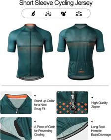 img 2 attached to High-Performance LAMEDA Men's Cycling Jersey: Breathable, Lightweight, and Pro Road Bike Shirt with Full Zip