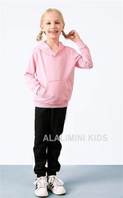 img 1 attached to ALALIMINI Hoodies Sweatshirt Pullover Toddler Boys' Clothing and Fashion Hoodies & Sweatshirts