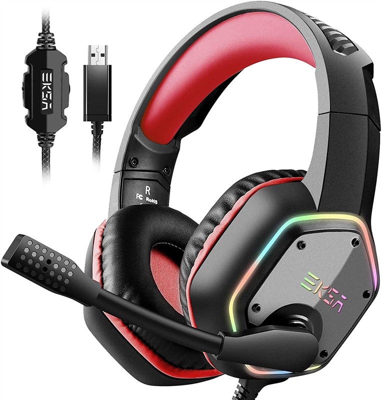 eksa surround headphones canceling compatible retro gaming & microconsoles 로고