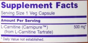 img 2 attached to 💪 Now Foods L-Carnitine 500mg 180 Capsules - Best Supplement for Enhanced Metabolism and Fat Burning