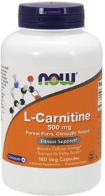 img 3 attached to 💪 Now Foods L-Carnitine 500mg 180 Capsules - Best Supplement for Enhanced Metabolism and Fat Burning