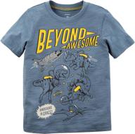 carters short sleeve beyond awesome boys' clothing in tops, tees & shirts logo