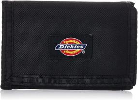 img 4 attached to Black Fabric 💼 Trifold Wallet by Dickies
