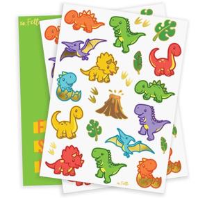 img 3 attached to Xo, Fetti Dinosaur Tattoos for Kids - 42 Styles: Perfect for Birthday Parties, Party Supplies, Favors, and T-rex Decorations