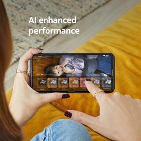 img 1 attached to Nokia 5.4 Unlocked Smartphone: Android 10, Dual SIM, 2-Day Battery, 48MP Quad Camera | US Version (4/128GB), 6.39-Inch Screen, Polar Night