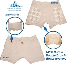 img 1 attached to 🛼 SkatingSpirit Hip Tailbone Gel Pad Protective Underwear: A must-have for Figure Skaters!