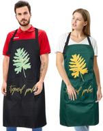 esing cooking kitchen aprons pockets logo