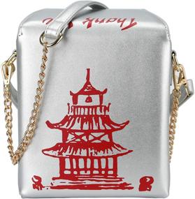 img 4 attached to QiMing Crossbody Shoulder Chinese Takeout Women's Handbags & Wallets in Totes