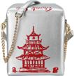 qiming crossbody shoulder chinese takeout women's handbags & wallets in totes logo