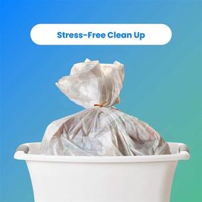 img 2 attached to 🗑️ Reli 2-4 Gallon Small Clear Trash Bags (400 Count) - Office, Bulk Garbage Bags for 2 Gal - 3 Gal - 4 Gal