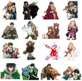 img 2 attached to 50-Piece Pack of Cute Anime Stickers for Laptop, Water Bottle, Phone, Luggage, Skateboard | Fashion Bumper Stickers for Kids, Teens | The Rising of The Shield Hero Design | Suitable for Guitar, Bicycle, Bike, Graffiti Decal