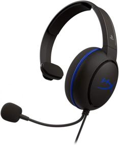 img 4 attached to 🎧 Official Playstation Licensed HyperX Cloud Chat Headset for PS4 - Crystal Clear Voice Chat, Enhanced 40mm Driver, Advanced Noise-Cancellation Microphone, Pop Filter, Easy Audio Control, Lightweight & Reversible Design