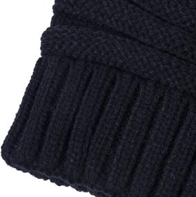 img 1 attached to 🧣 Chalier Parent-Child Hat Set: Winter Baggy Slouchy Beanie for Women & Baby - Warm Knit Pom Pom Beanie Duo