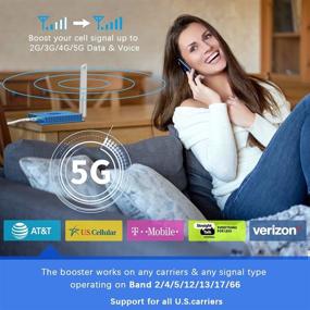 img 2 attached to 📶 Домашний усилитель сигнала мобильного телефона - Покрытие до 3,000 кв. футов, Комплект для усиления сигнала для 5G, 4G LTE, 3G, сетей GSM - Verizon, AT&T, T-Mobile, Sprint и другие - Совместим с всеми американскими операторами - Одобрено FCC