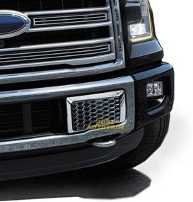 img 4 attached to 🚗 Justautotrim Chrome Bumper Moulding Cover Kit for Ford F150 F-150 Accessories 2015-2017