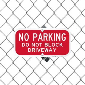 img 2 attached to No Parking Driveway SmartSign Weatherproof