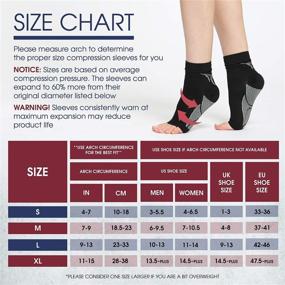 img 3 attached to 🧦 Compression Socks for Plantar Fasciitis with Arch and Ankle Support - Enhanced Foot Care