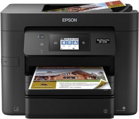 img 4 attached to 🖨️ Epson WF-4730 Wireless Color Inkjet All-in-One Printer with Wi-Fi Direct, Amazon Dash Replenishment Ready (Copier, Scanner)