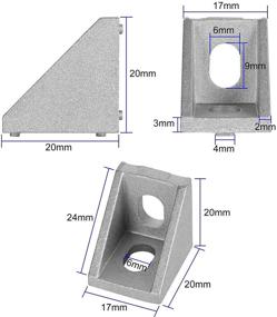 img 3 attached to Aluminum Extrusion Corner Bracket Profile